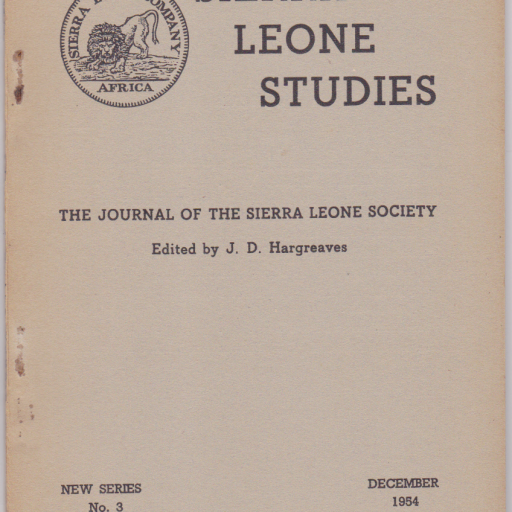 Sierra Leone Studies