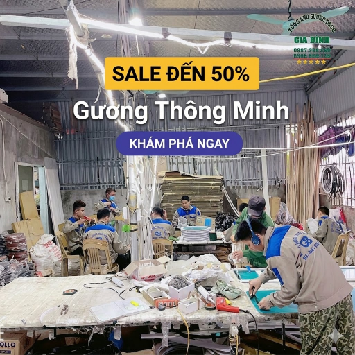 gương gia bình xưởng